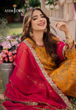 DHANK RANG BY ASIM JOFA AJCF-25 EMBROIDERED CHIFFON 3 PCS READY TO WEAR