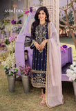 DHANK RANG BY ASIM JOFA AJCF-09 EMBROIDERED CHIFFON 3 PCS READY TO WEAR