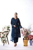 3 Pc Ready To Wear Cambric Cotton Embroidered Suit