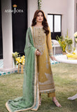 DHANK RANG BY ASIM JOFA AJCF-16 EMBROIDERED CHIFFON 3 PCS READY TO WEAR