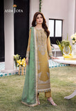 DHANK RANG BY ASIM JOFA AJCF-16 EMBROIDERED CHIFFON 3 PCS READY TO WEAR