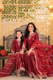 EF-17 Mummy N Me By ALLAY’s 3 Pc Ready To Wear Jacquard Suit