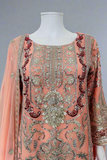 EF-21 SHEHNAI BY EHSAAS 3 PC READY TO WEAR CHIFFON GHARARA SUIT