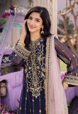 DHANK RANG BY ASIM JOFA AJCF-09 EMBROIDERED CHIFFON 3 PCS READY TO WEAR