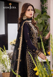 DHANK RANG BY ASIM JOFA AJCF-04 EMBROIDERED BOSKI SLIK 3 PCS READY TO WEAR