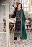 DHANK RANG BY ASIM JOFA AJCF-21 EMBROIDERED BOSKI SILK 3 PCS READY TO WEAR