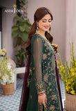 DHANK RANG BY ASIM JOFA AJCF-10 EMBROIDERED CHIFFON 3 PCS READY TO WEAR