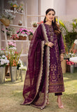 DHANK RANG BY ASIM JOFA AJCF-22 EMBROIDERED BOSKI SLIK 3 PCS READY TO WEAR