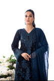 3 Pc Ready To Wear Cambric Cotton Embroidered Suit