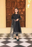 EF-13 Mummy N Me By ALLAY’s 3 Pc Ready To Wear Viscose Maxi Suit