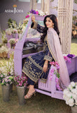 DHANK RANG BY ASIM JOFA AJCF-09 EMBROIDERED CHIFFON 3 PCS READY TO WEAR