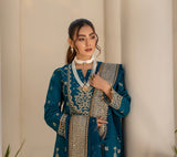 Heera’s 3 Pc Ready To Wear Cambric Cotton Suit