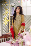 DHANK RANG BY ASIM JOFA AJCF-26 EMBROIDERED CHIFFON 3 PCS READY TO WEAR