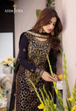 DHANK RANG BY ASIM JOFA AJCF-04 EMBROIDERED BOSKI SLIK 3 PCS READY TO WEAR