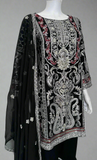 EF-20 SHEHNAI BY EHSAAS 3 PC READY TO WEAR CHIFFON GHARARA SUIT