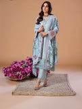 3 PC Ready To Wear Heeras Cambric Cotton suit