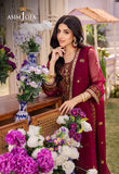 DHANK RANG BY ASIM JOFA AJCF-01 EMBROIDERED CHIFFON 3 PCS READY TO WEAR