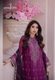 DHANK RANG BY ASIM JOFA AJCF-19 EMBROIDERED CHIFFON 3 PCS READY TO WEAR