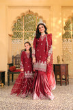 EF-17 Mummy N Me By ALLAY’s 3 Pc Ready To Wear Jacquard Suit