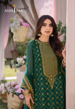 DHANK RANG BY ASIM JOFA AJCF-03 EMBROIDERED CHIFFON 3 PCS READY TO WEAR