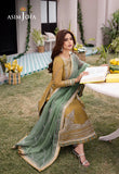 DHANK RANG BY ASIM JOFA AJCF-16 EMBROIDERED CHIFFON 3 PCS READY TO WEAR