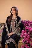 3 Pc Ready To Wear Cambric Cotton Embroidered Suit