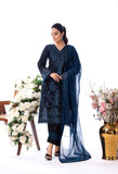 3 Pc Ready To Wear Cambric Cotton Embroidered Suit