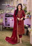 DHANK RANG BY ASIM JOFA AJCF-28 EMBROIDERED BOSKI SLIK 3 PCS READY TO WEAR