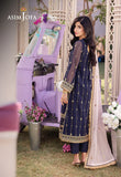 DHANK RANG BY ASIM JOFA AJCF-09 EMBROIDERED CHIFFON 3 PCS READY TO WEAR