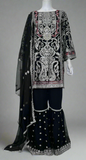 EF-20 SHEHNAI BY EHSAAS 3 PC READY TO WEAR CHIFFON GHARARA SUIT