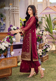 DHANK RANG BY ASIM JOFA AJCF-01 EMBROIDERED CHIFFON 3 PCS READY TO WEAR