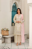 3 Pc Ready To Wear Cambric Cotton Embroidered Suit