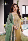 DHANK RANG BY ASIM JOFA AJCF-16 EMBROIDERED CHIFFON 3 PCS READY TO WEAR