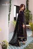 DHANK RANG BY ASIM JOFA AJCF-04 EMBROIDERED BOSKI SLIK 3 PCS READY TO WEAR