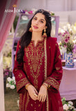 DHANK RANG BY ASIM JOFA AJCF-28 EMBROIDERED BOSKI SLIK 3 PCS READY TO WEAR