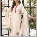 Amelia linen 3 piece ready to wear ehsaas fabric