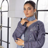 EF-64 3 PC Ready To Wear Amelia Linen Collection By Simrans