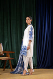 EF-56 Heera's 3 PC Ready To Wear Cotail Linen