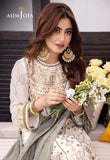 DHANK RANG BY ASIM JOFA AJCF-17 EMBROIDERED CHIFFON 3 PCS READY TO WEAR