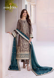 DHANK RANG BY ASIM JOFA AJCF-30 EMBROIDERED JUMBO SILK 3 PCS READY TO WEAR