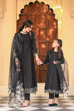 EF-13 Mummy N Me By ALLAY’s 3 Pc Ready To Wear Viscose Maxi Suit