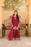 EF-17 Mummy N Me By ALLAY’s 3 Pc Ready To Wear Jacquard Suit