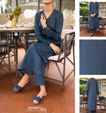 EF-52 Solids 2 PC Ready to wear Linen By Casual Lite