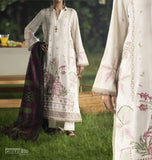 EF-44 Shanasai 3 PC Ready to wear Linen By Casual Lite