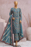 Khaddar Printed 3 Piece