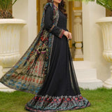 Black premium dress ehsaas fabric