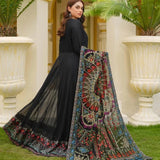 Black premium dress ehsaas fabric