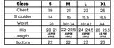 casual lite size chart-guide